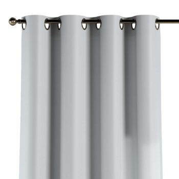 Záves s kolieskami, holubia strieborná, Damasco, 141-77