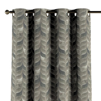 Záves s kolieskami, odtiene hnedej, béžovej a zelenej, Abigail, 143-12