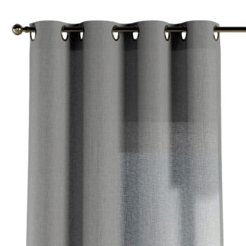 Záves s kolieskami, šedá, Sensuale Premium, 144-55