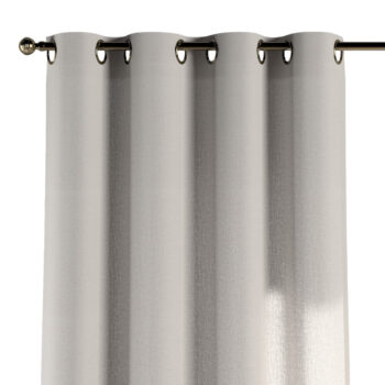 Záves s kolieskami, sivo-béžová, Linen, 159-15