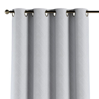 Záves s kolieskami, sivo-biele geometrické vzory, Sunny, 143-43