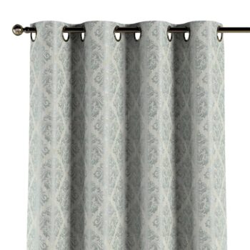 Záves s kolieskami, strieborná modrá, Imperia Premium, 144-11