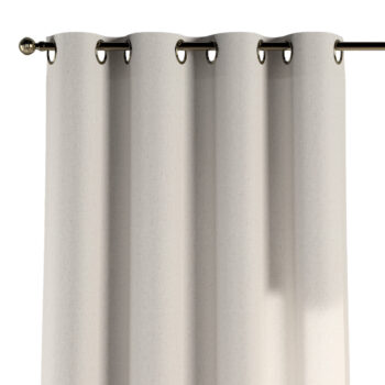 Záves s kolieskami, svetlo šedá melanž, Loneta, 133-65