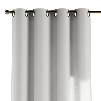 Záves s kolieskami, teplá biela, Linen, 159-06