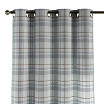 Záves s kolieskami, zeleno-sivá melanž, Scotti, 144-47