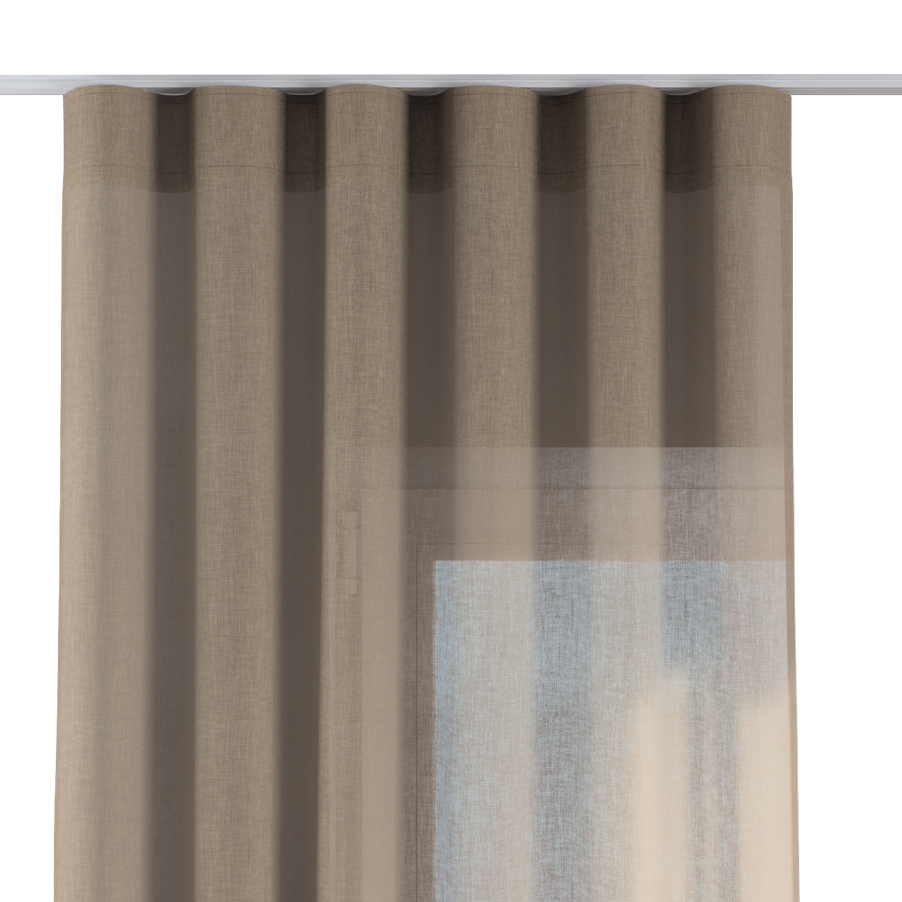 Zaves s riasením WAVE, béžová, Sensuale Premium, 144-40 Zaves s riasením WAVE, béžová, Sensuale Premium, 144-40