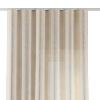 Zaves s riasením WAVE, ecru, Alara Premium, 145-04