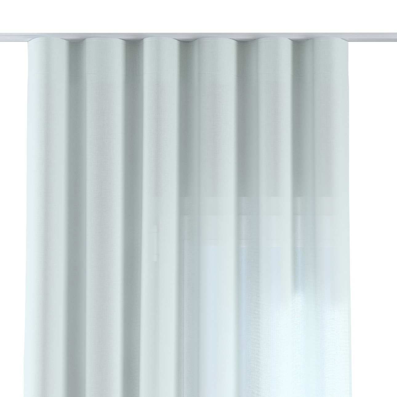 Zaves s riasením WAVE, pastelová mäta, Balance, 143-82 Zaves s riasením WAVE, pastelová mäta, Balance, 143-82