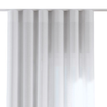 Zaves s riasením WAVE, poloriesvitná, biela, Romantica, 128-77