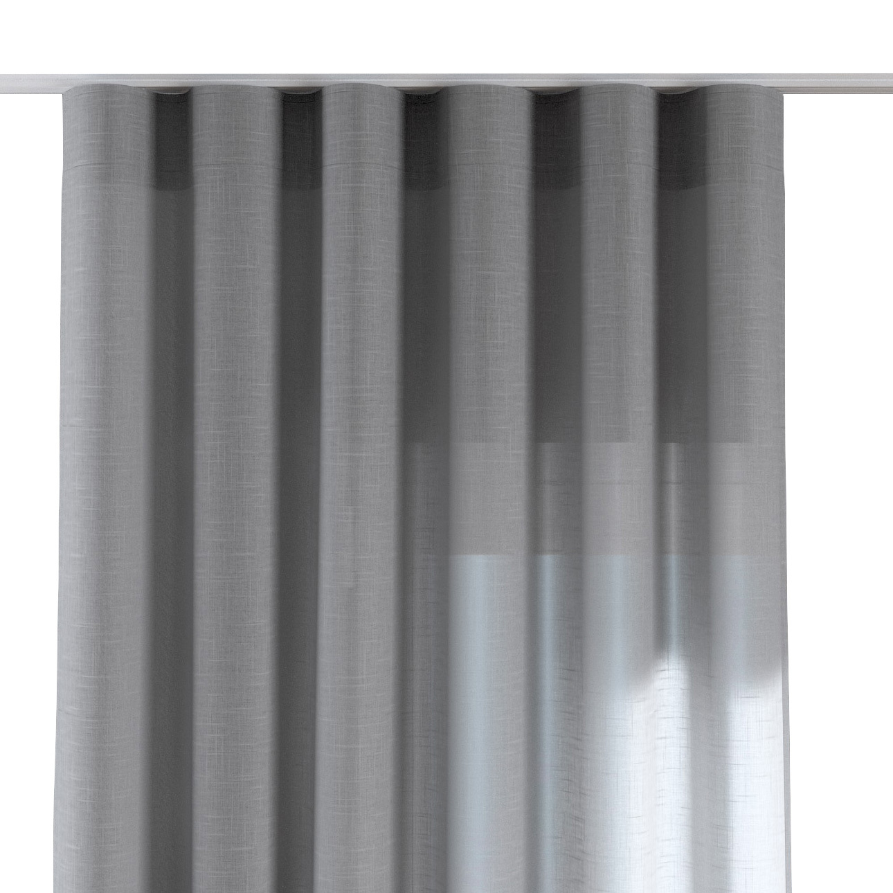 Zaves s riasením WAVE, sivá, Romantica, 142-90 Zaves s riasením WAVE, sivá, Romantica, 142-90