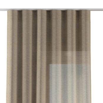 Zaves s riasením WAVE, tmavo béžová, Alara Premium, 145-03