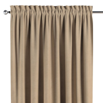 Záves s tunelom a volánom, béžová, Crema, 180-47