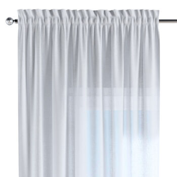 Záves s tunelom a volánom, biela, Romantica, 181-15