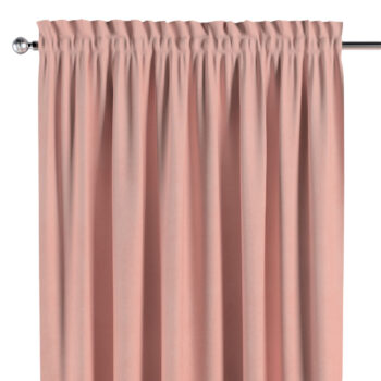 Záves s tunelom a volánom, bledoružová, Crema, 177-77