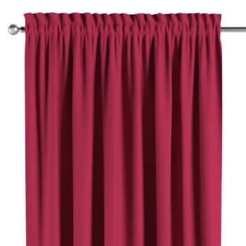 Záves s tunelom a volánom, bordová, Blackout - zatemňujúca, 269-51