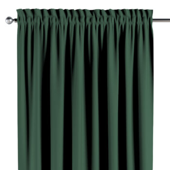 Záves s tunelom a volánom, fľašková zelená, Blackout - zatemňujúca, 269-18