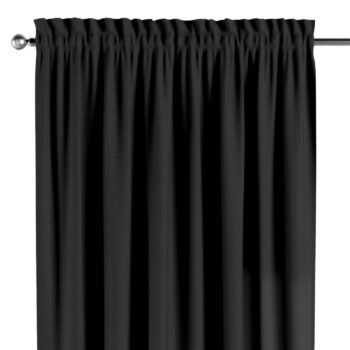 Záves s tunelom a volánom, grafitová, Cotton Panama, 702-08