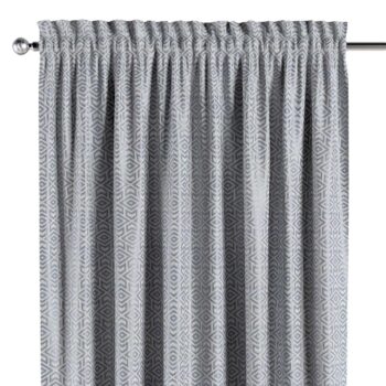 Záves s tunelom a volánom, grafitová sivá, Imperia Premium, 144-12