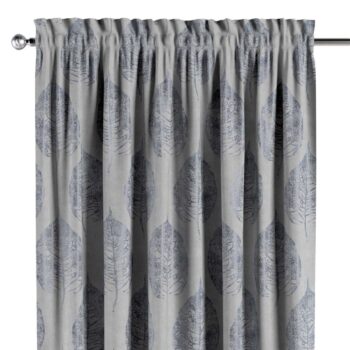 Záves s tunelom a volánom, grafitová sivá, Imperia Premium, 144-14