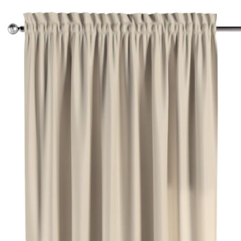 Záves s tunelom a volánom, krémová perleť, Damasco, 141-73