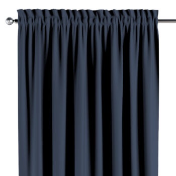 Záves s tunelom a volánom, námornícka modrá, Blackout - zatemňujúca, 269-16