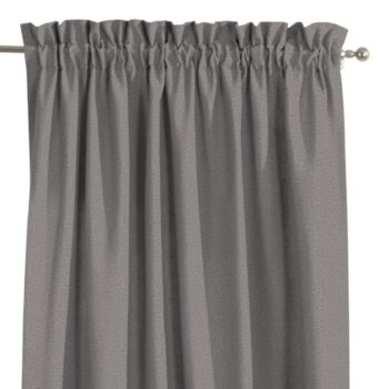 Záves s tunelom a volánom, sivá, Edinburg, 115-81