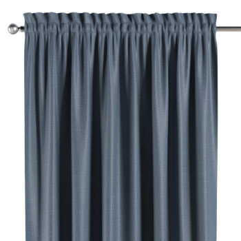 Záves s tunelom a volánom, tmavo belasá, Blackout - zatemňujúca, 269-67