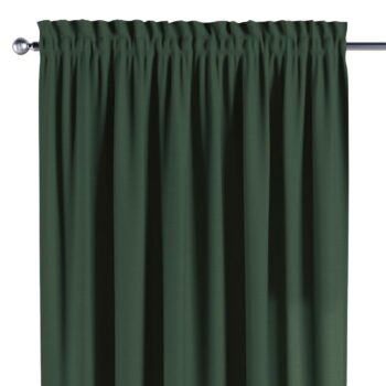 Záves s tunelom a volánom, zelená, Cotton Panama, 702-06