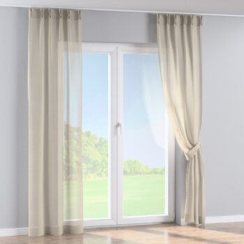 Záves so systémom FLEX (dvojité spony flex), béžová, Romantica, 184-41