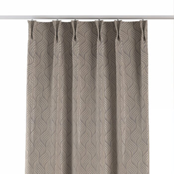 Záves so systémom FLEX (dvojité spony flex), béžovo-cappuccino, Imperia Premium, 144-09