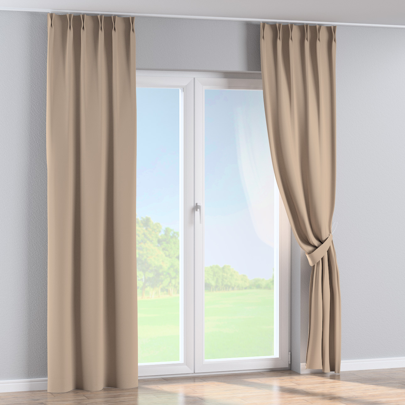 Záves so systémom FLEX (dvojité spony flex), krémová, Blackout - zatemňujúca, 269-00 Záves so systémom FLEX (dvojité spony flex), krémová, Blackout - zatemňujúca, 269-00