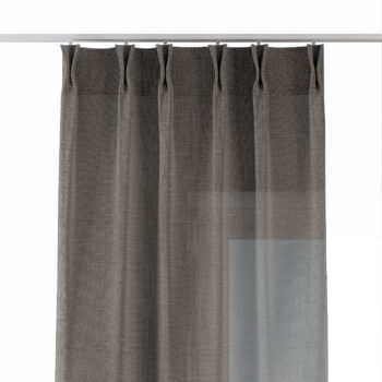 Záves so systémom FLEX (dvojité spony flex), sivá, Alara Premium, 145-05