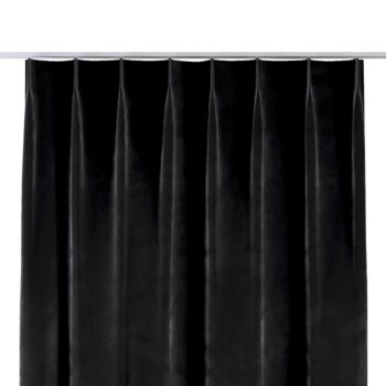 Záves so systémom FLEX (jednoduché spony flex), Sort, Velvet, 704-17