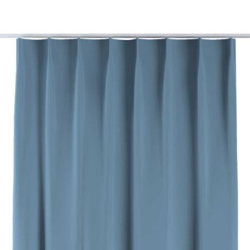 Záves so systémom FLEX (jednoduché spony flex), belaso modrá, Blackout - zatemňujúca, 269-08