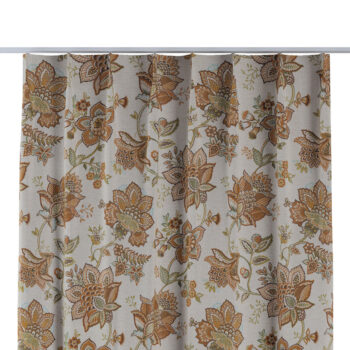 Záves so systémom FLEX (jednoduché spony flex), béžové kvety, Intenso Premium, 144-27