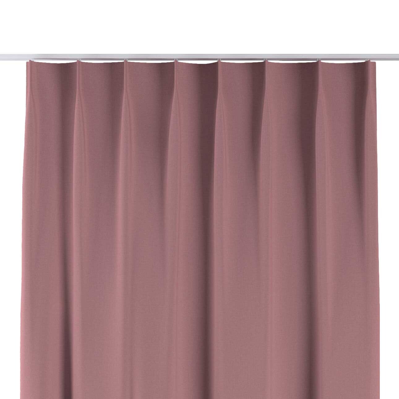 Záves so systémom FLEX (jednoduché spony flex), matná ružová, Cotton Panama, 702-43 Záves so systémom FLEX (jednoduché spony flex), matná ružová, Cotton Panama, 702-43