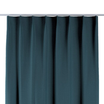 Záves so systémom FLEX (jednoduché spony flex), modrá, Blackout Soft, 269-24