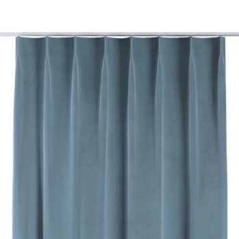 Záves so systémom FLEX (jednoduché spony flex), modrá, Crema, 179-28