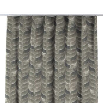 Záves so systémom FLEX (jednoduché spony flex), odtiene hnedej, béžovej a zelenej, Abigail, 143-12