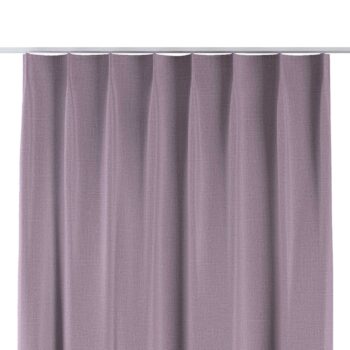 Záves so systémom FLEX (jednoduché spony flex), pastelovo vresová, Blackout - zatemňujúca, 269-60