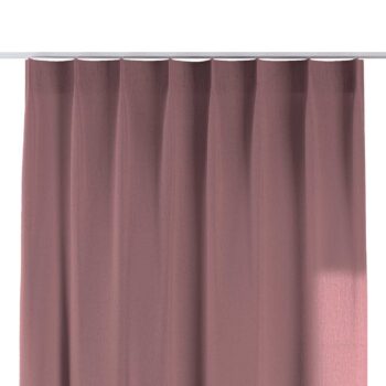 Záves so systémom FLEX (jednoduché spony flex), ružová matná, Linen, 159-12