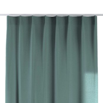 Záves so systémom FLEX (jednoduché spony flex), sivo - modrá, Linen, 159-11