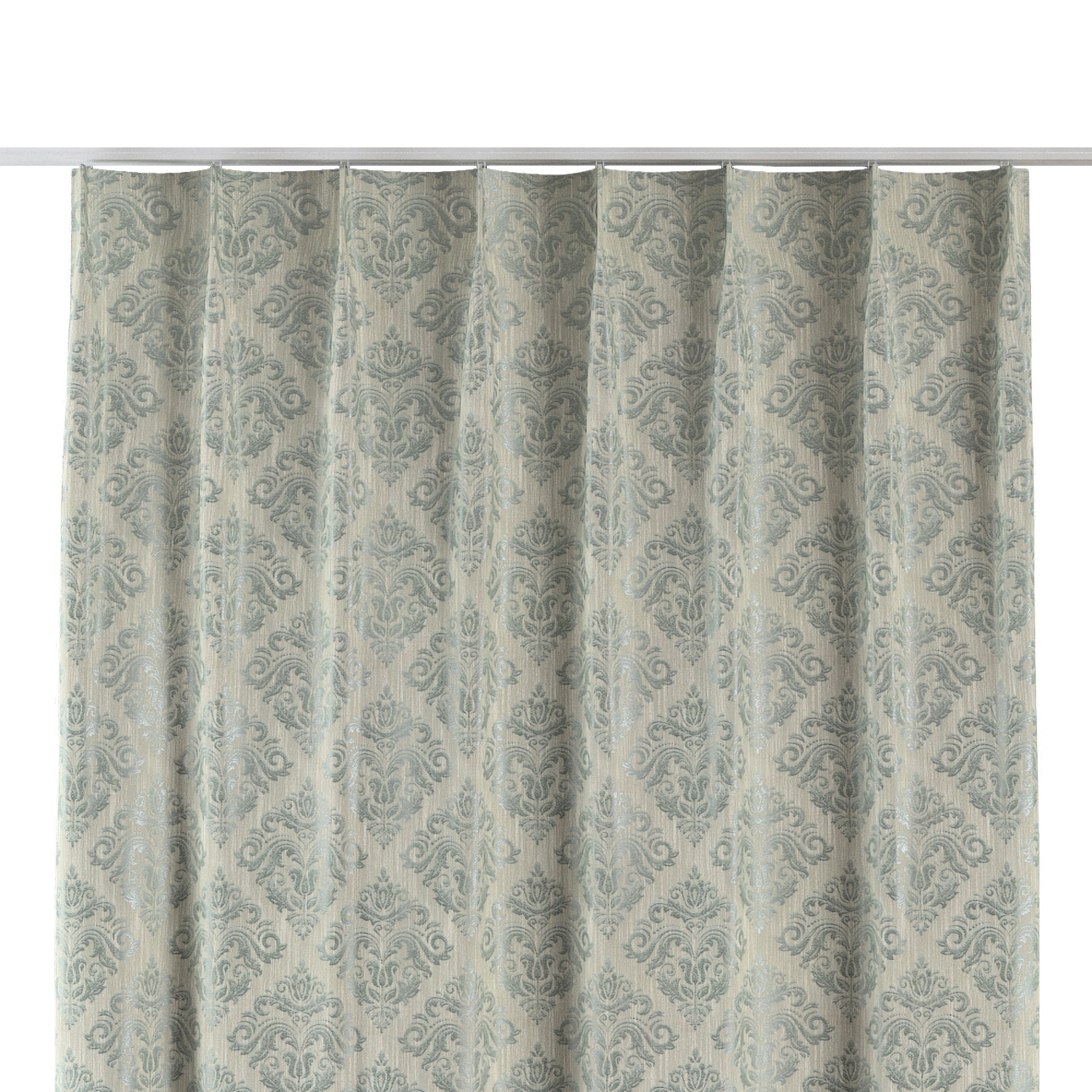 Záves so systémom FLEX (jednoduché spony flex), strieborná modrá, Imperia Premium, 144-11 Záves so systémom FLEX (jednoduché spony flex), strieborná modrá, Imperia Premium, 144-11