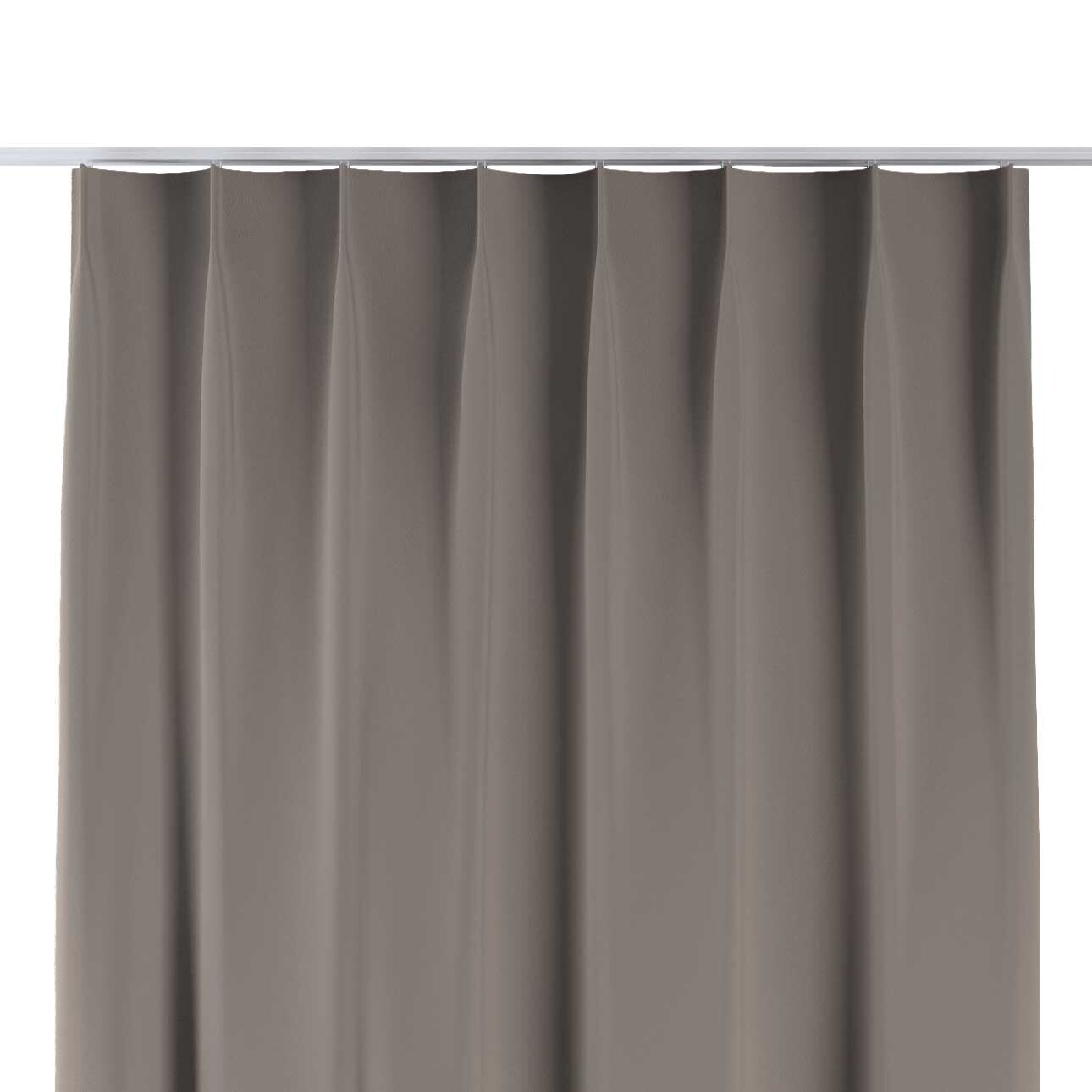 Záves so systémom FLEX (jednoduché spony flex), tmavo-béžová, Blackout - zatemňujúca, 269-81 Záves so systémom FLEX (jednoduché spony flex), tmavo-béžová, Blackout - zatemňujúca, 269-81