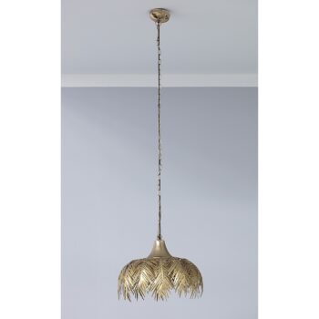 Závesná lampa Botanica Gold, ⌀46 cm