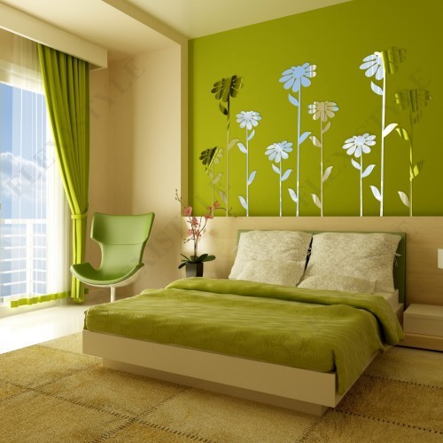 Akrylové zrkadlo v tvare kvetov Akrylové zrkadlo v tvare kvetov