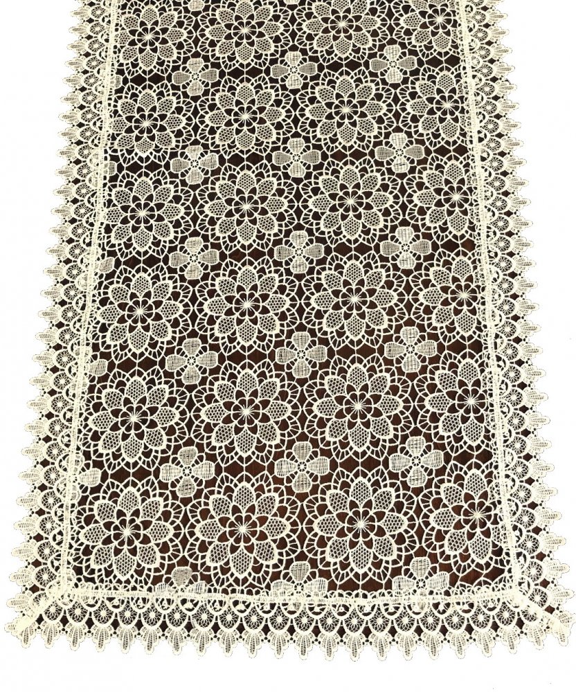 Béžový krajkový obrus na stôl Šírka: 60 cm | Dĺžka: 120 cm Béžový krajkový obrus na stôl Šírka: 60 cm | Dĺžka: 120 cm