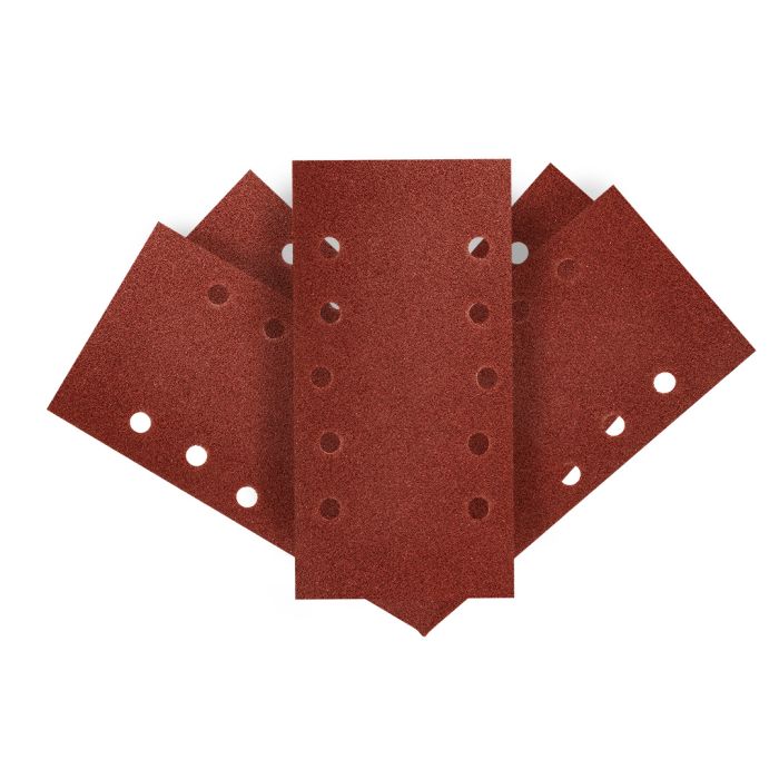 Brúsny papier na suchý zips 115 x 230 mm, K80, 5 ks, s otvormi 54H003 GRAPHITE Brúsny papier na suchý zips 115 x 230 mm, K80, 5 ks, s otvormi 54H003 GRAPHITE