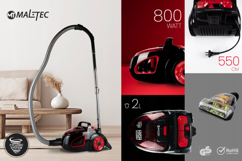Cyklónový vysávač s HEPA filtrom 800 W Cyklónový vysávač s HEPA filtrom 800 W