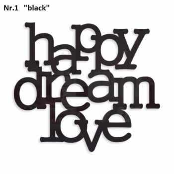 Dekoračný nápis na stenu nalepovací čierna
